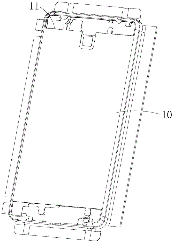 Processing technique of cellphone shell with metal luster