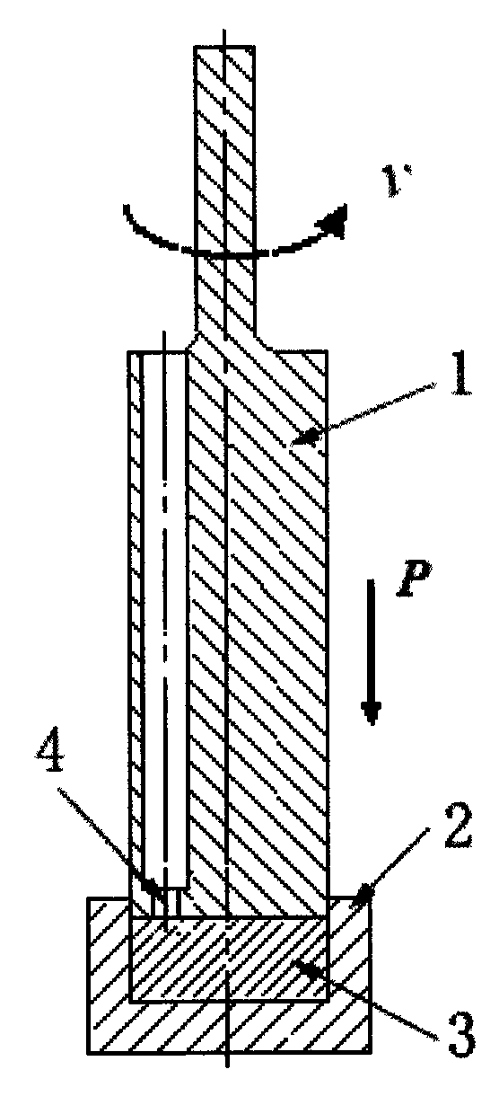 Friction extrusion method for preparing aluminium silicon alloy section bar
