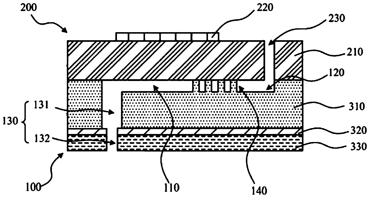 Piezoelectric ink-jet printing device with outer surface electrode layer
