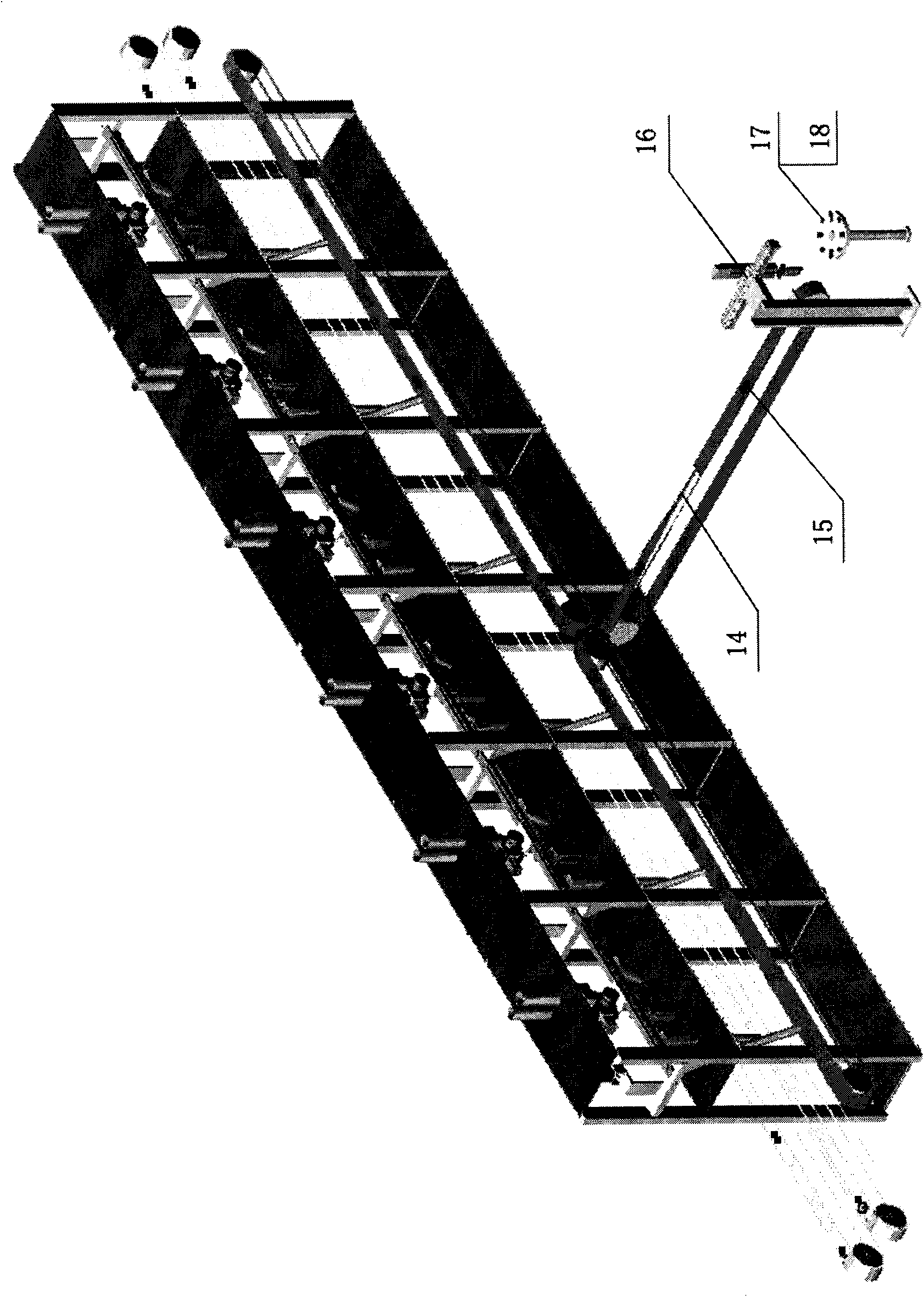 Automatic conveying and sorting system for sampling