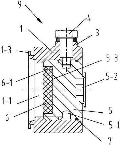 Top block structure for brake caliper lever mechanism