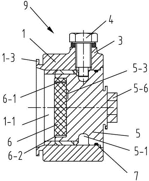 Top block structure for brake caliper lever mechanism