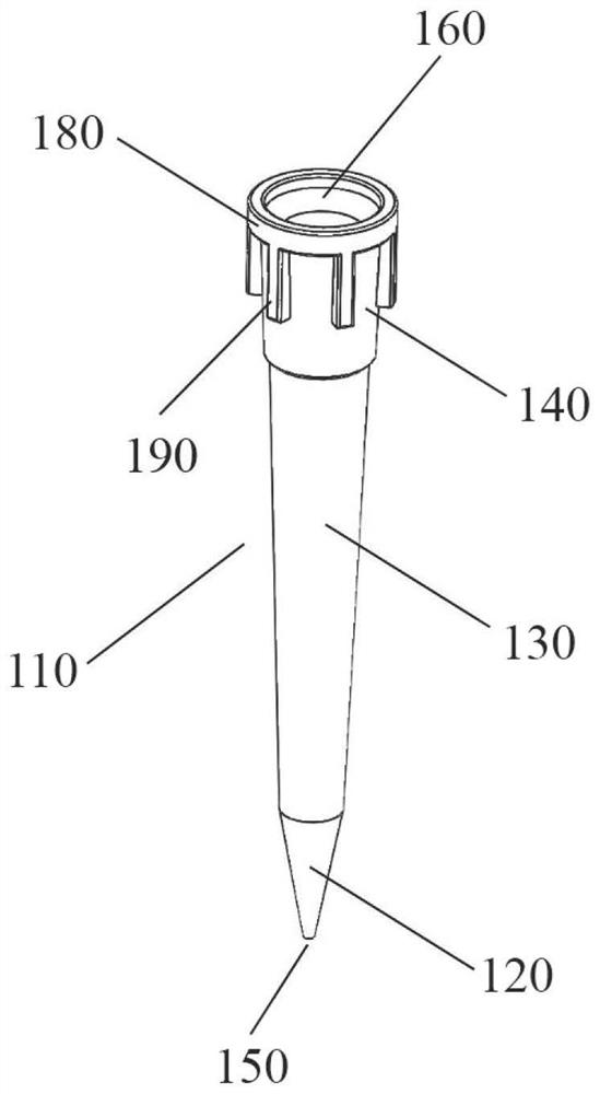 Sample adding needle for preparing micro-droplets and preparation method of micro-droplets