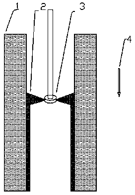 Preparation method of non-symmetrical inner wall separation membrane