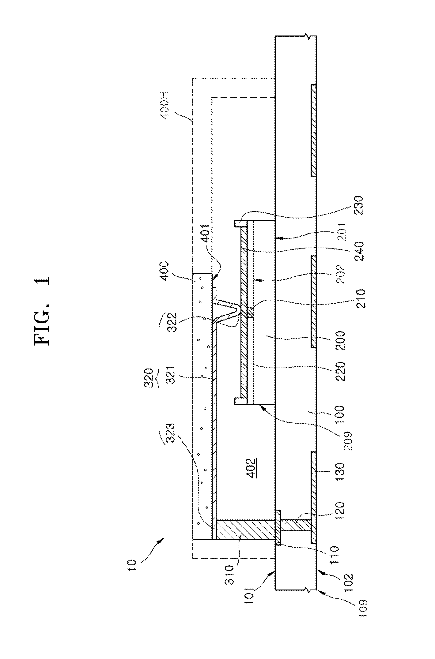 Semiconductor packages with sliding interconnect structure