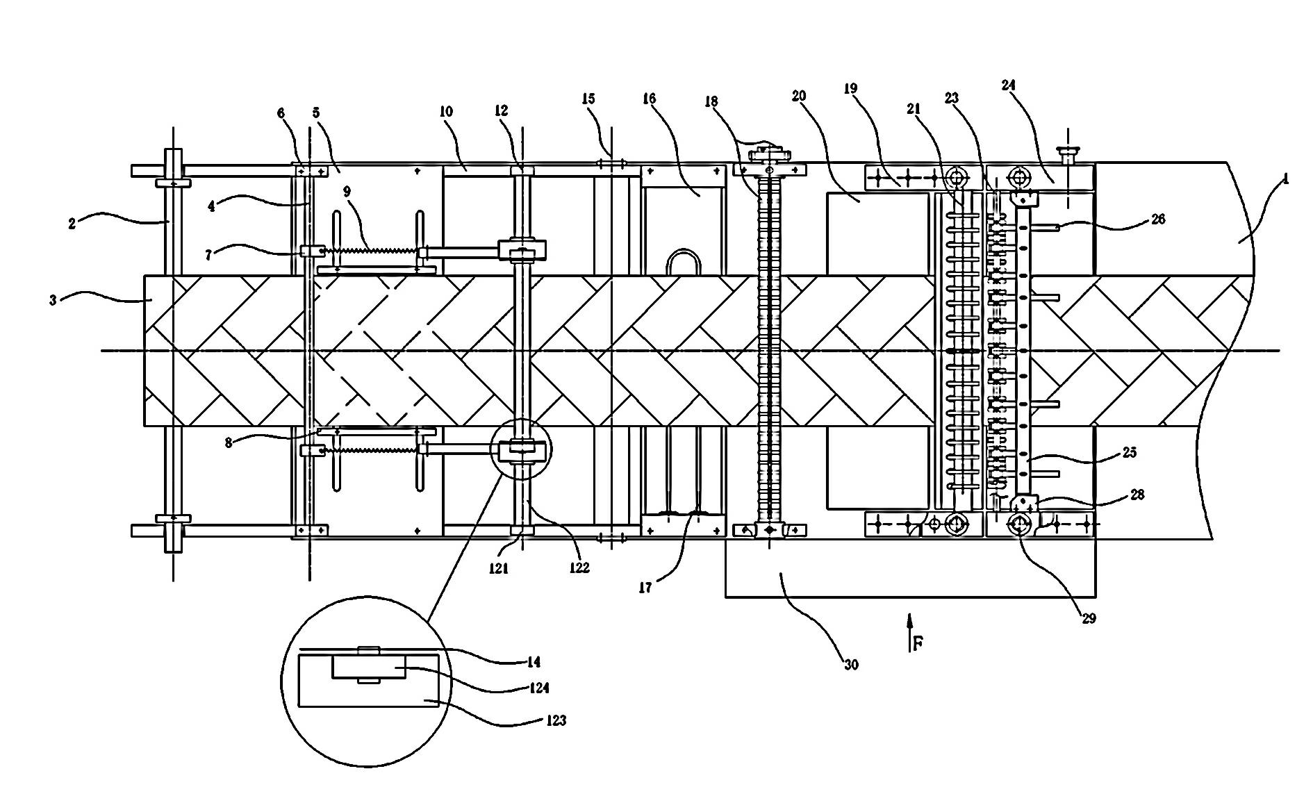 Paper filtering and folding machine of full-automatic filter