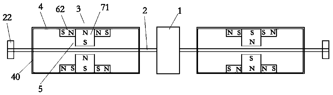 A two-way rotating magnetic field generator