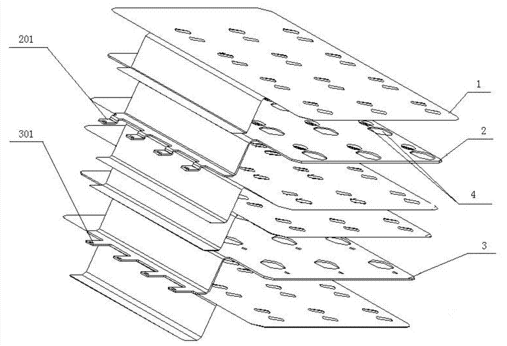 Laminated busbar for photovoltaic grid-connected inverter