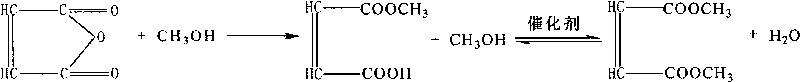 Preparation method of inorganic solid catalyst for synthesizing dimethyl maleate