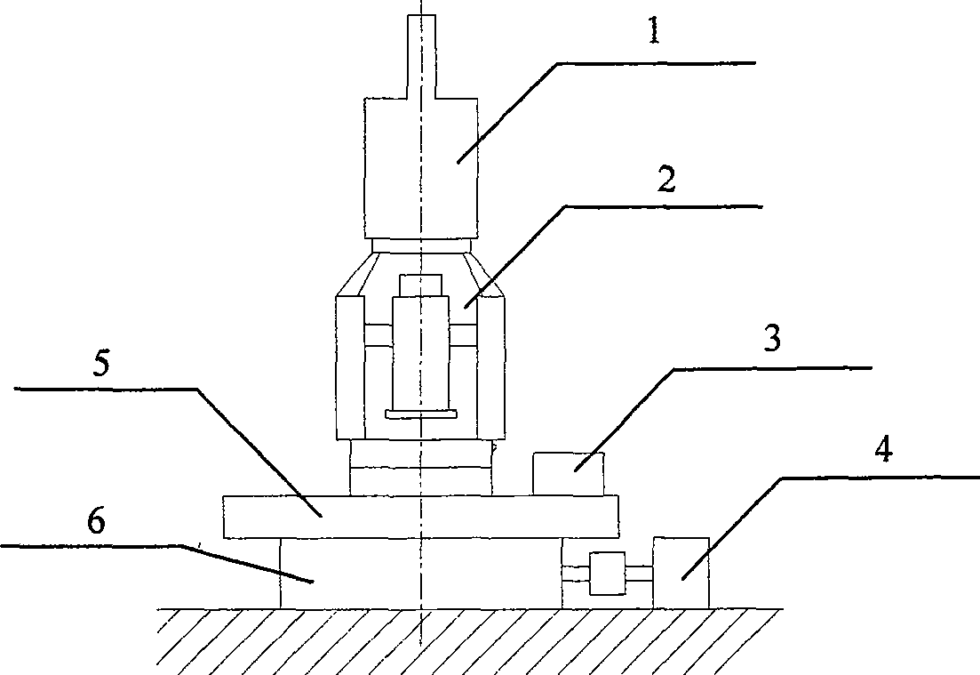 Device for implementing rough north-seeking of gyroscope using electronic compass