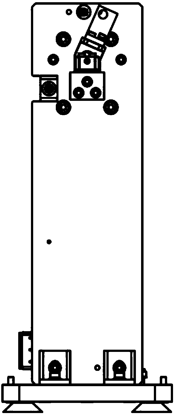 Semi-automatic twist-off equipment for blood bag internal card