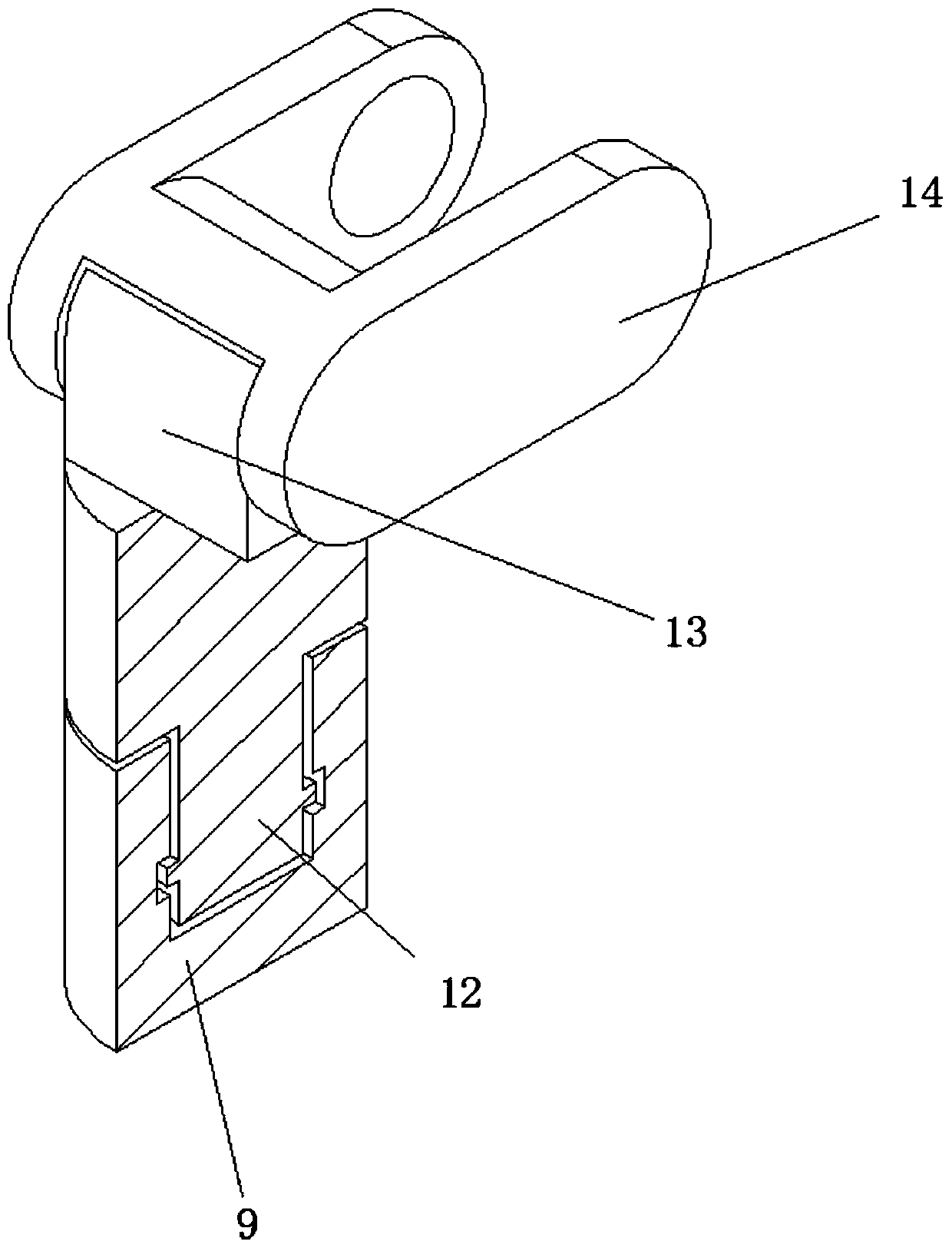 A protective device for foundation pits of highway bridge construction