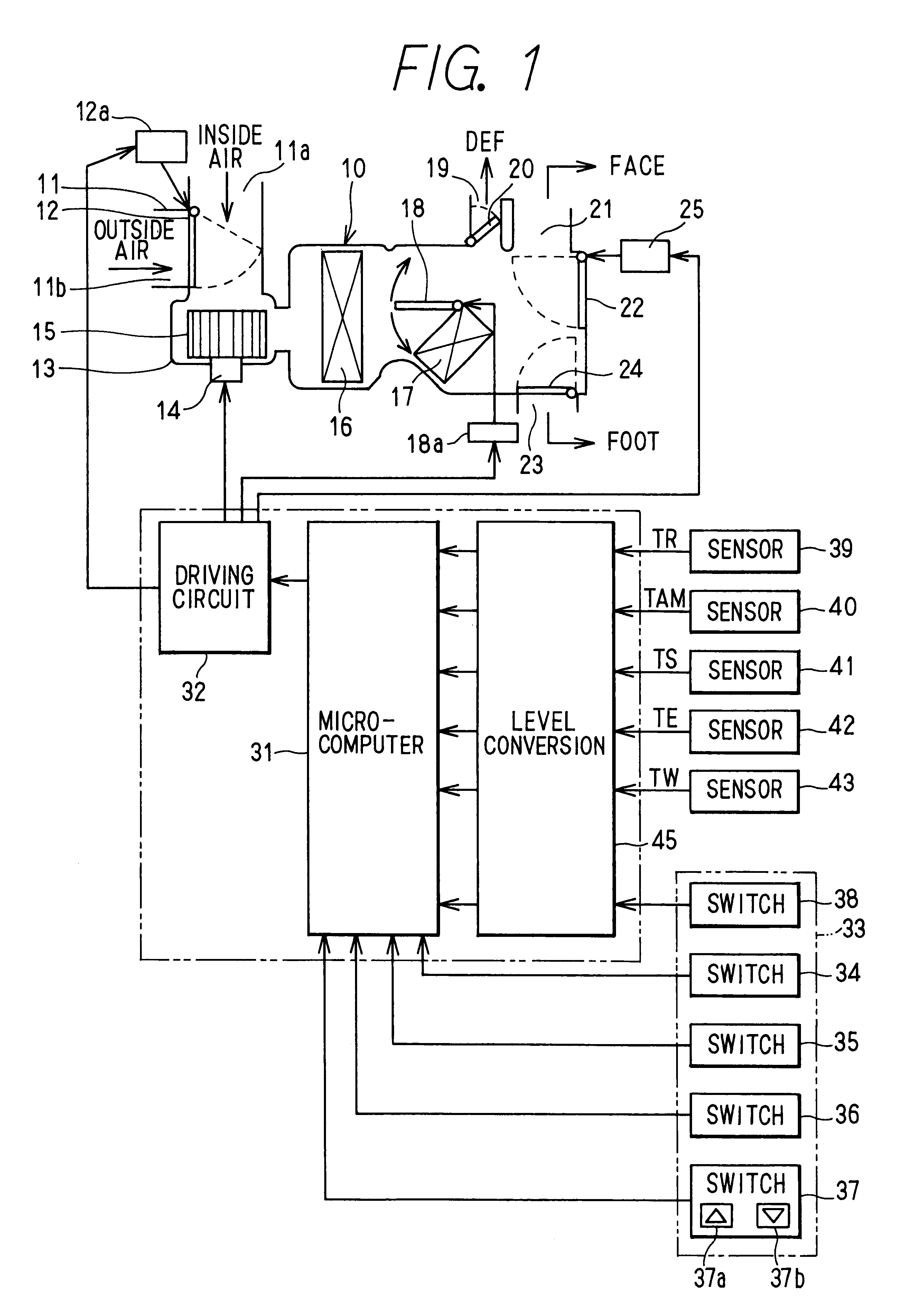 Automatic air conditioner having learning function and control method of control system