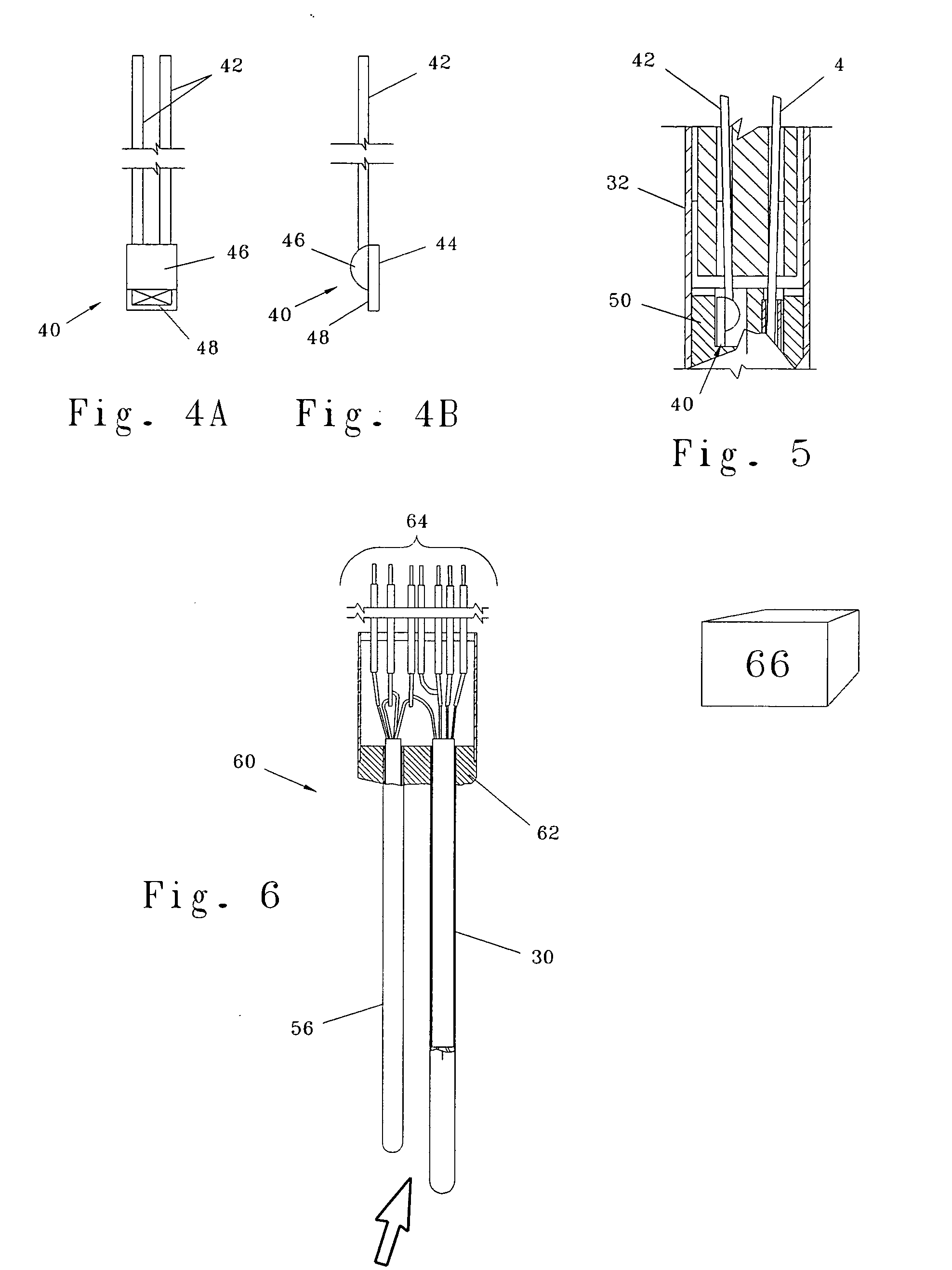 Immersible thermal mass flow meter