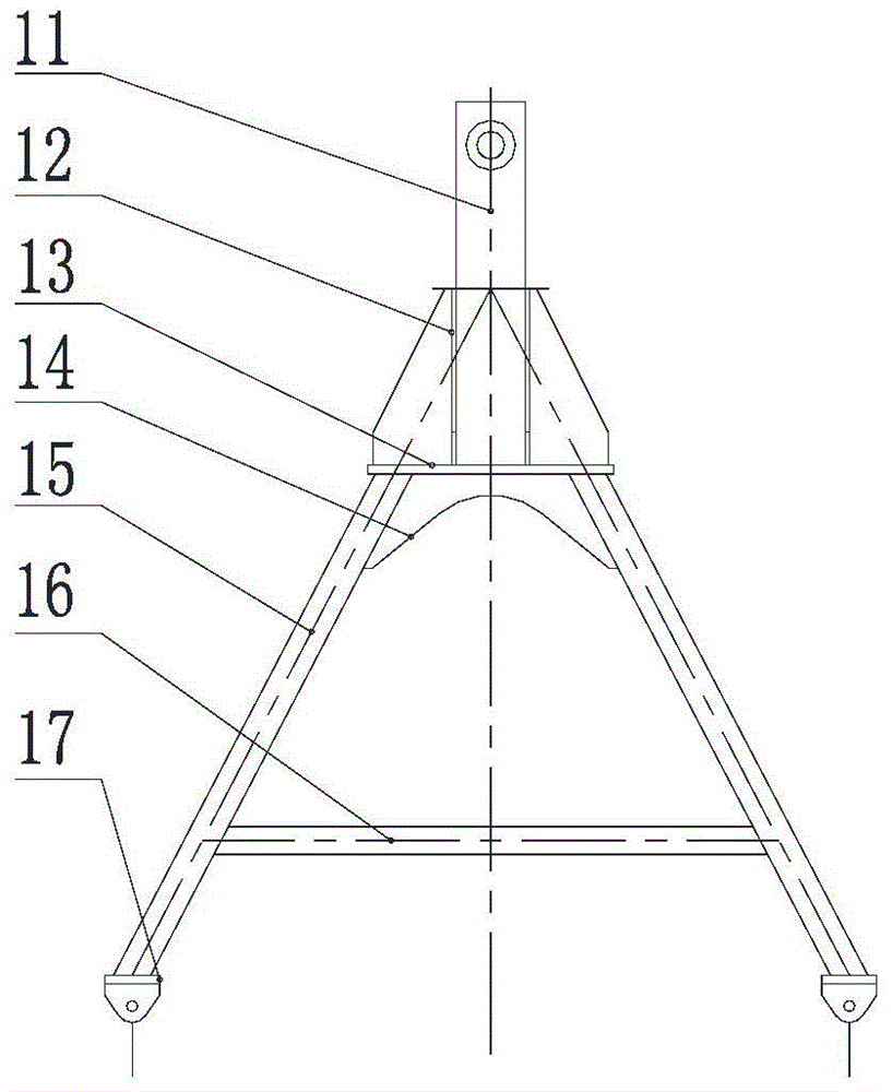 Cantilever tower crane and lightning protection system for same