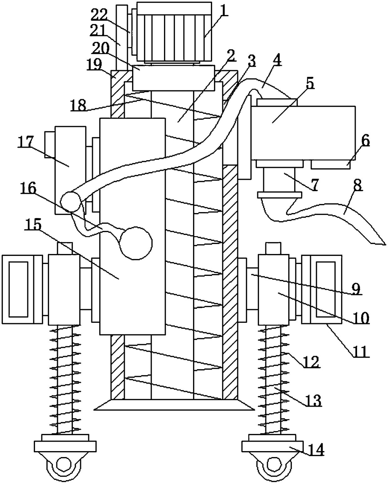 Quartz sand cleaning device and method