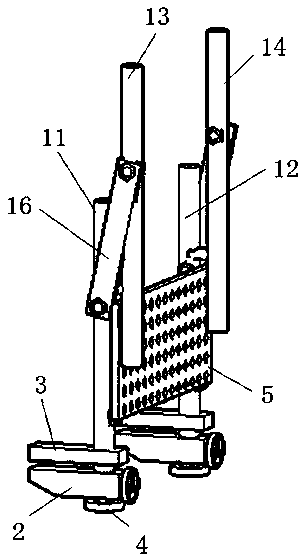 Auxiliary tool for ship body structure welding construction and application method thereof