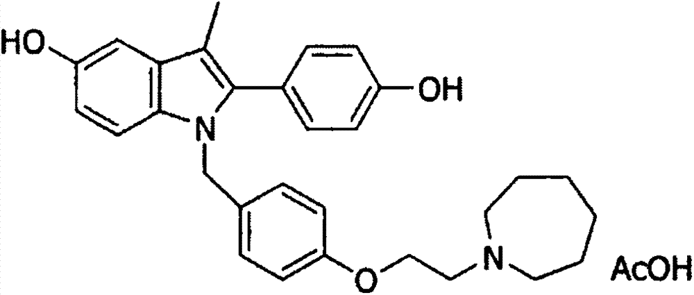 Bazedoxifene acetate sustained release preparation with excellent performance