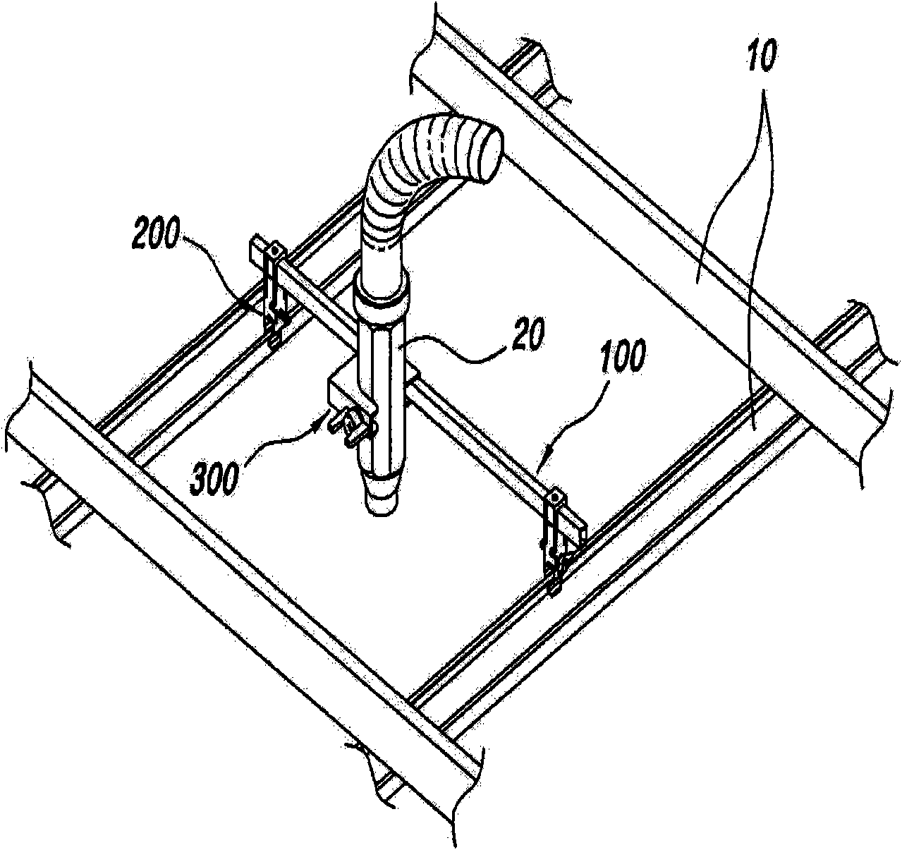 Set type fire-fighting sprinkler installing device