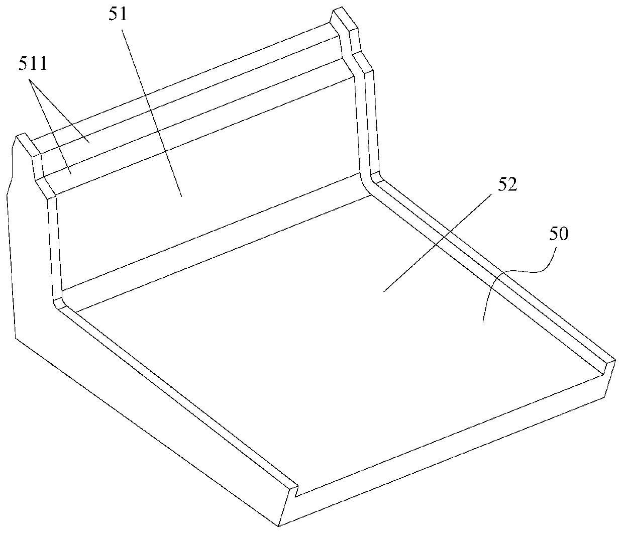 Oil-water separation device and machine tool water tank with same