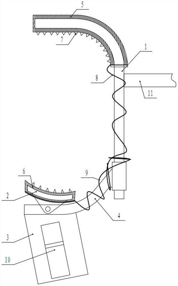 Detachable damp-proof and anti-skid climber and operation method thereof