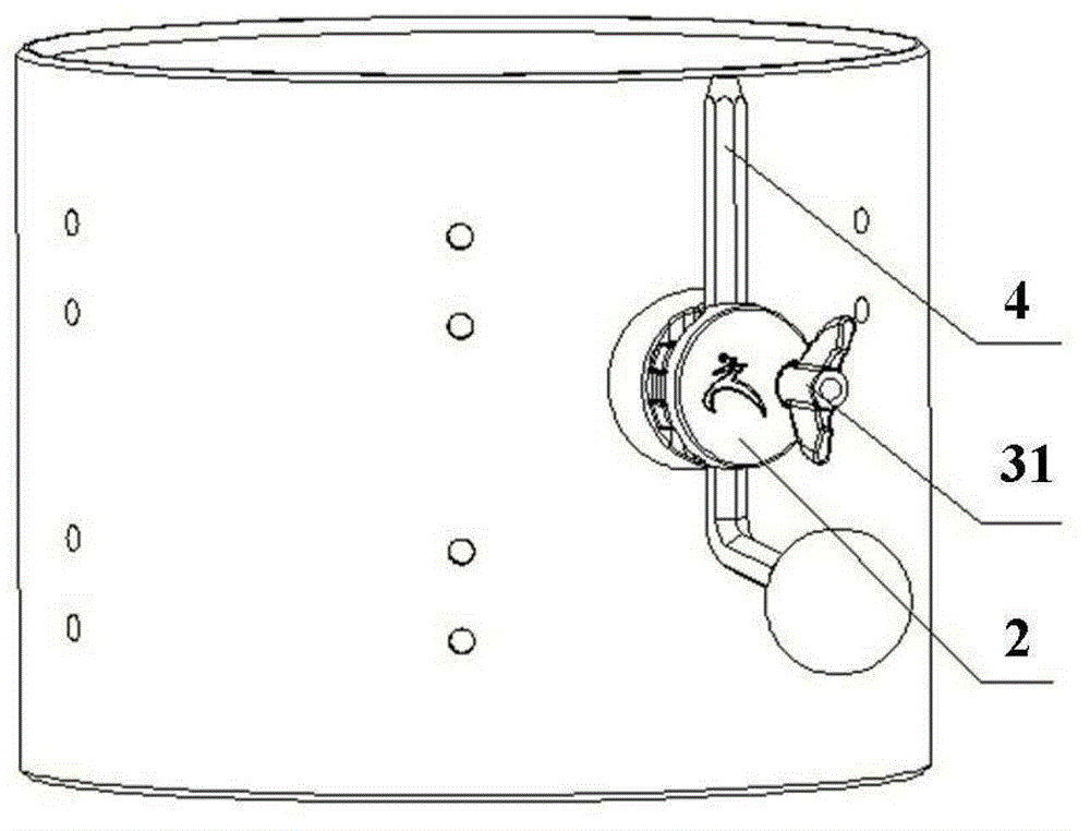 Circular drum seat of tenor drum