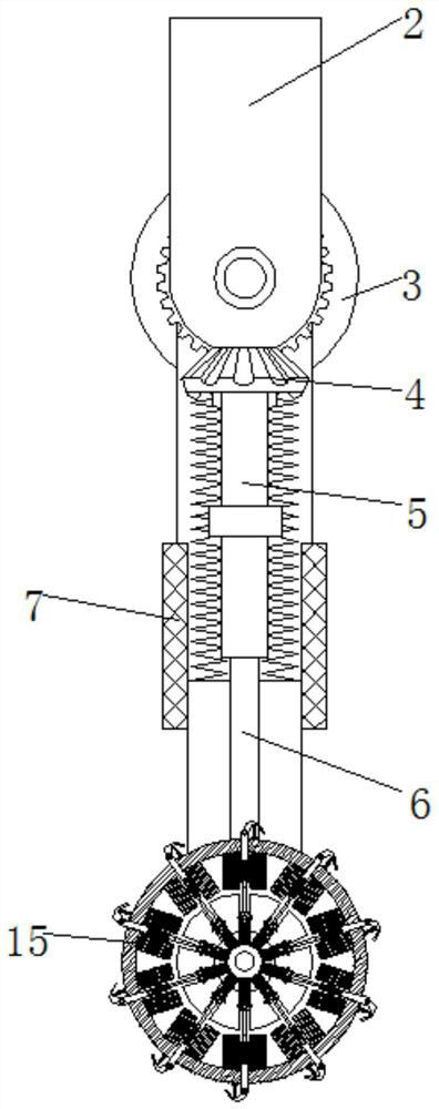 Electromagnetism-based protective clothing heating and pressing device