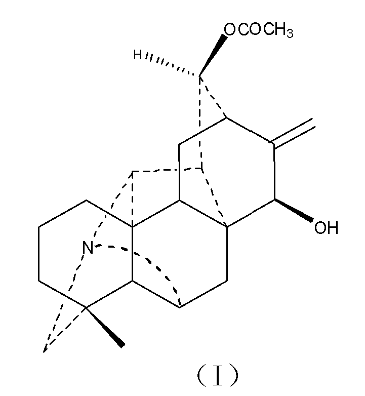 Hetisin type diterpenoid alkaloid and preparation method and application thereof