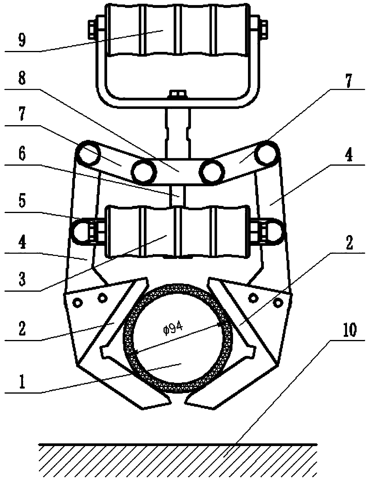 A pulling tool for a high-pressure fire hose