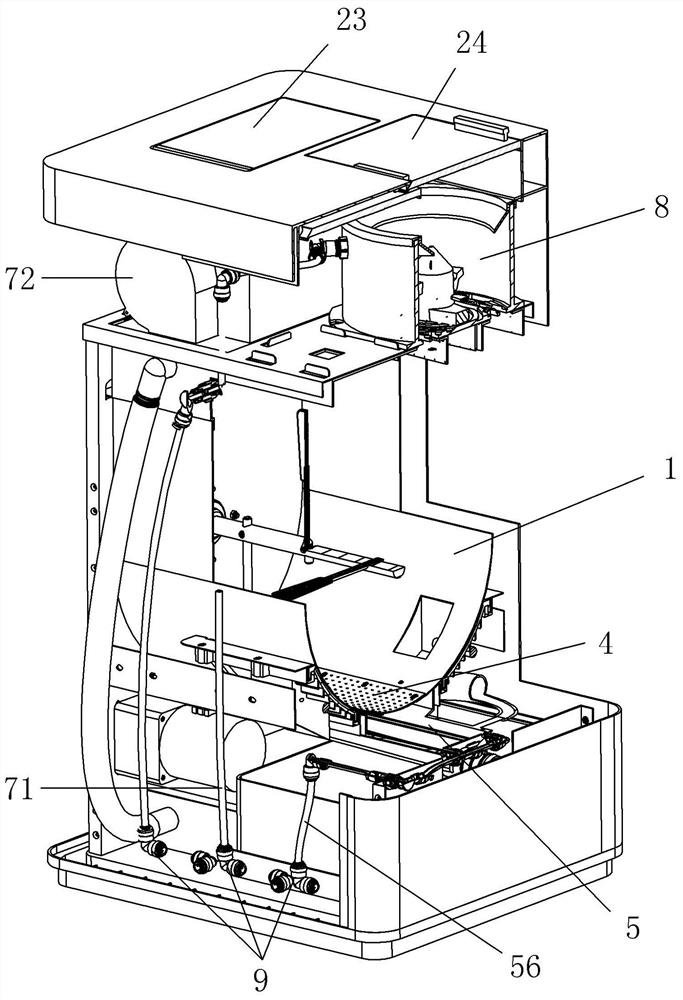 Kitchen waste treatment device