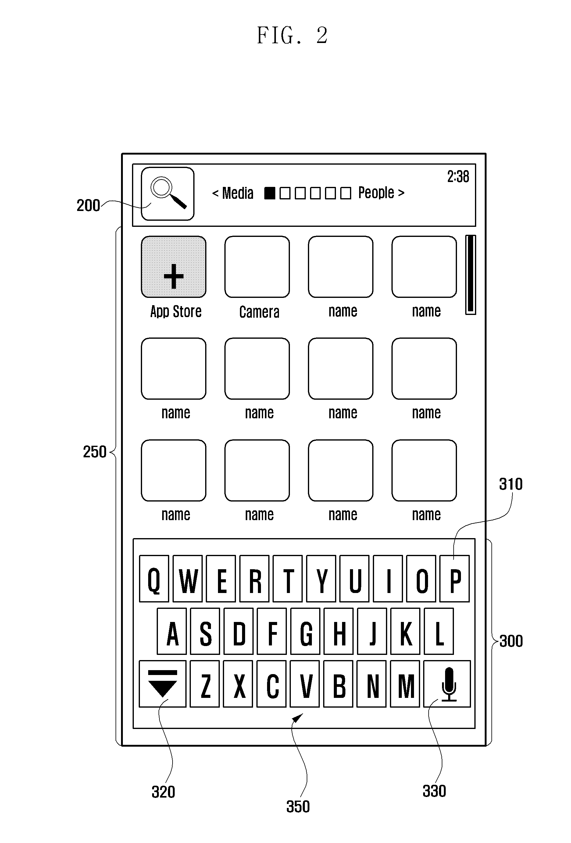 Method and apparatus for providing search function in touch-sensitive device