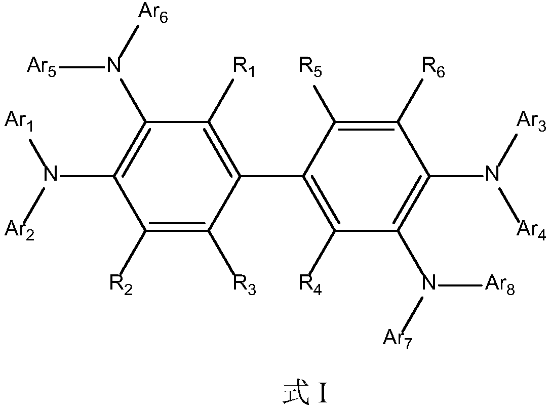 Aromatic amine compound, material containing same and organic electroluminescence device