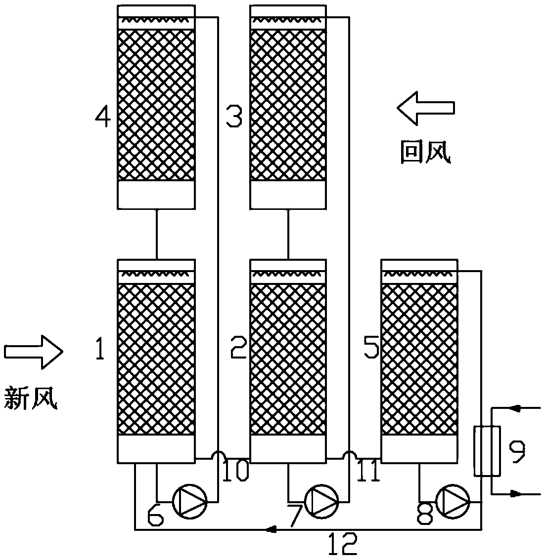 Solution dehumidifying unit and method and device for controlling solution dehumidifying unit