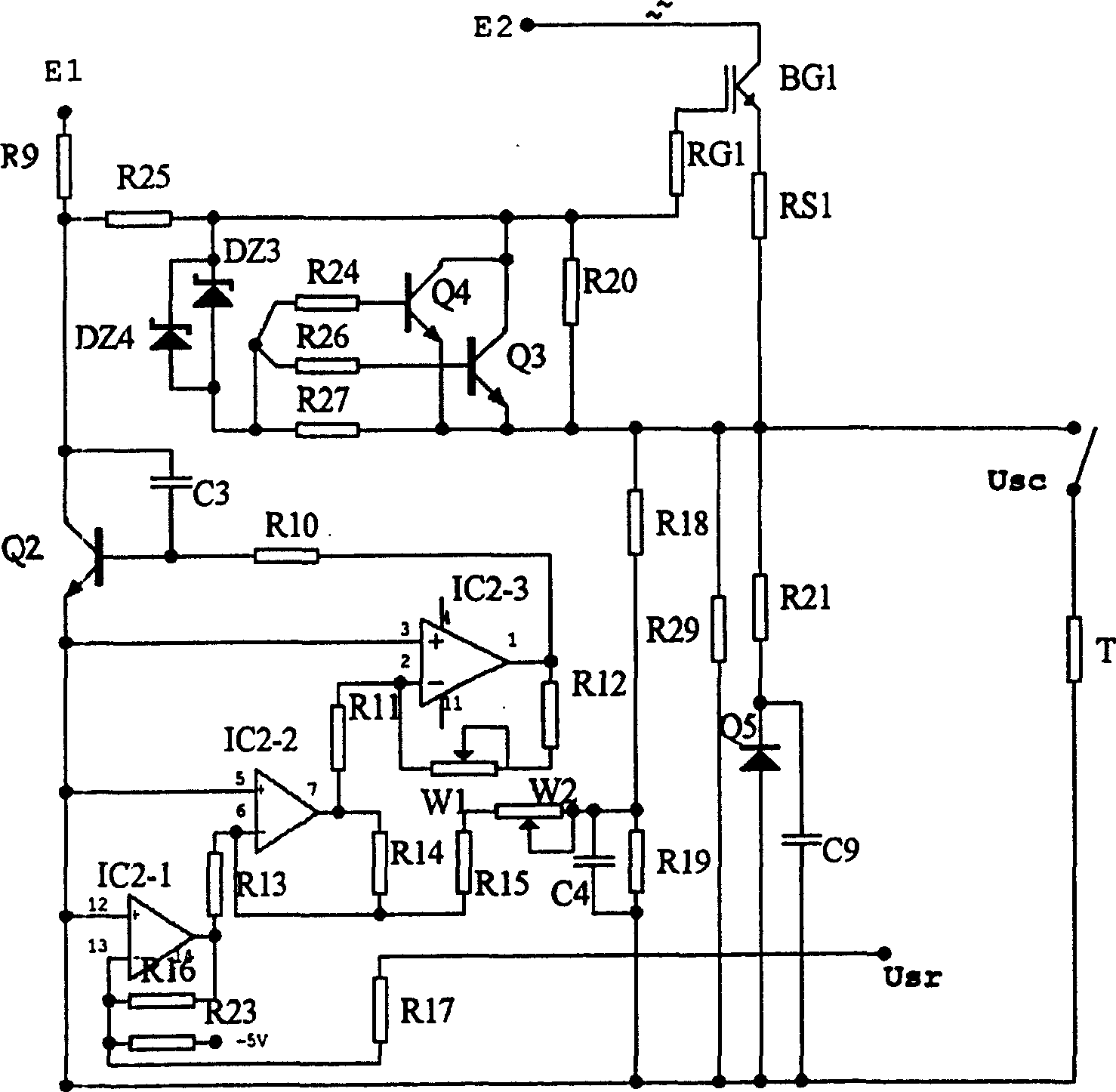 DC power amplifier for interference simulator of vehicle electronic apparatus