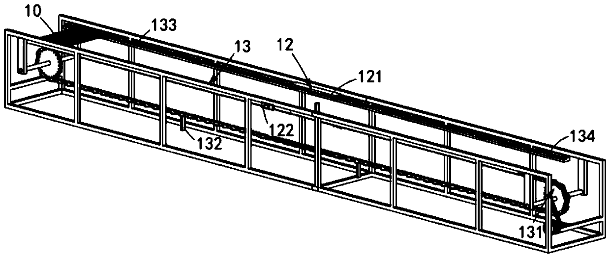 Automatic forming device for composite civil engineering drainage network