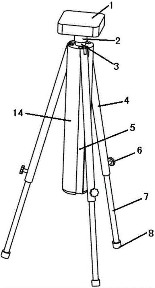 Tripod for optical surveying instrument