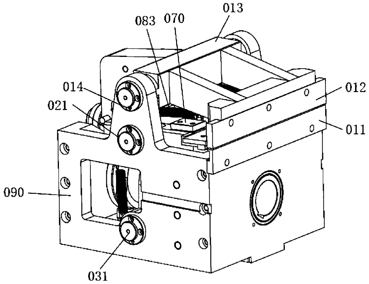 Metal sheet flanging equipment