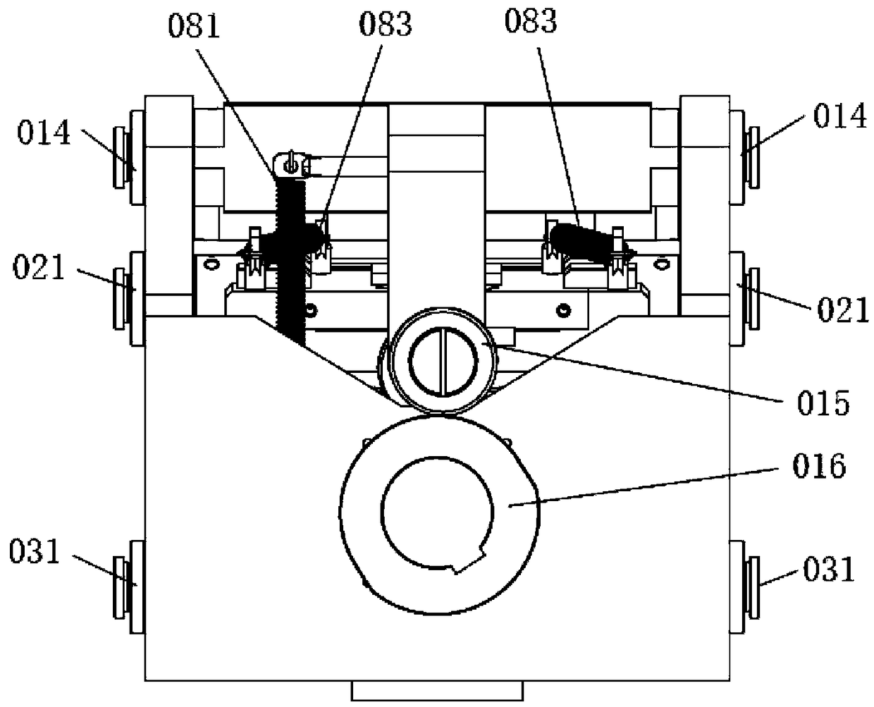 Metal sheet flanging equipment