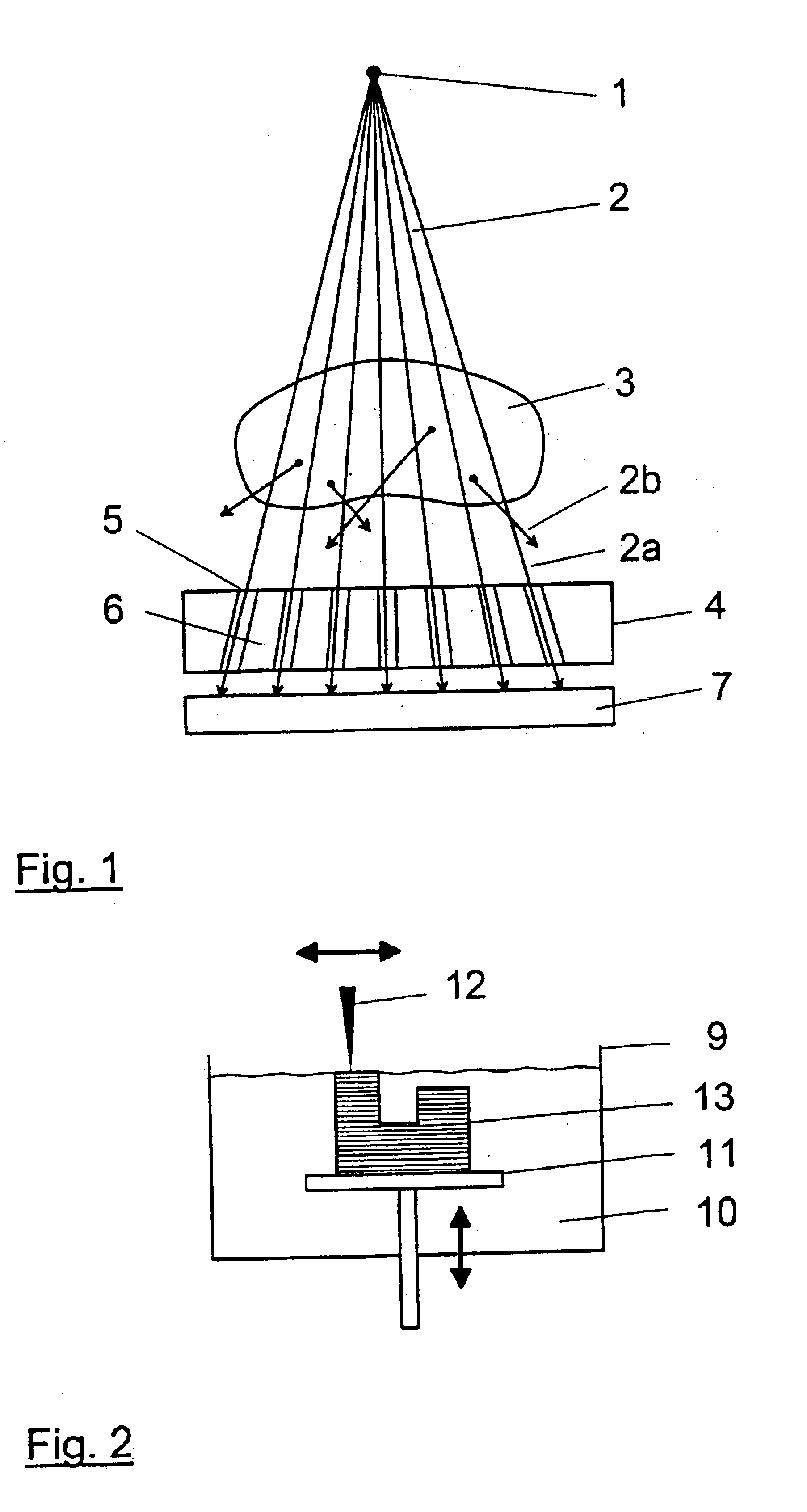 X-ray detector with an applied stray radiation grid, and method for applying a stray radiation grid to an X-ray detector