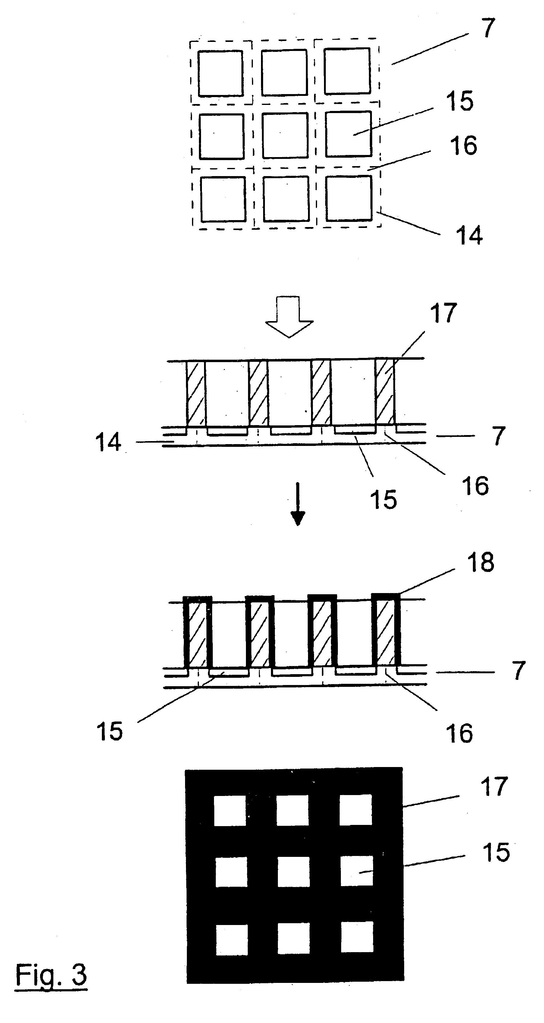 X-ray detector with an applied stray radiation grid, and method for applying a stray radiation grid to an X-ray detector