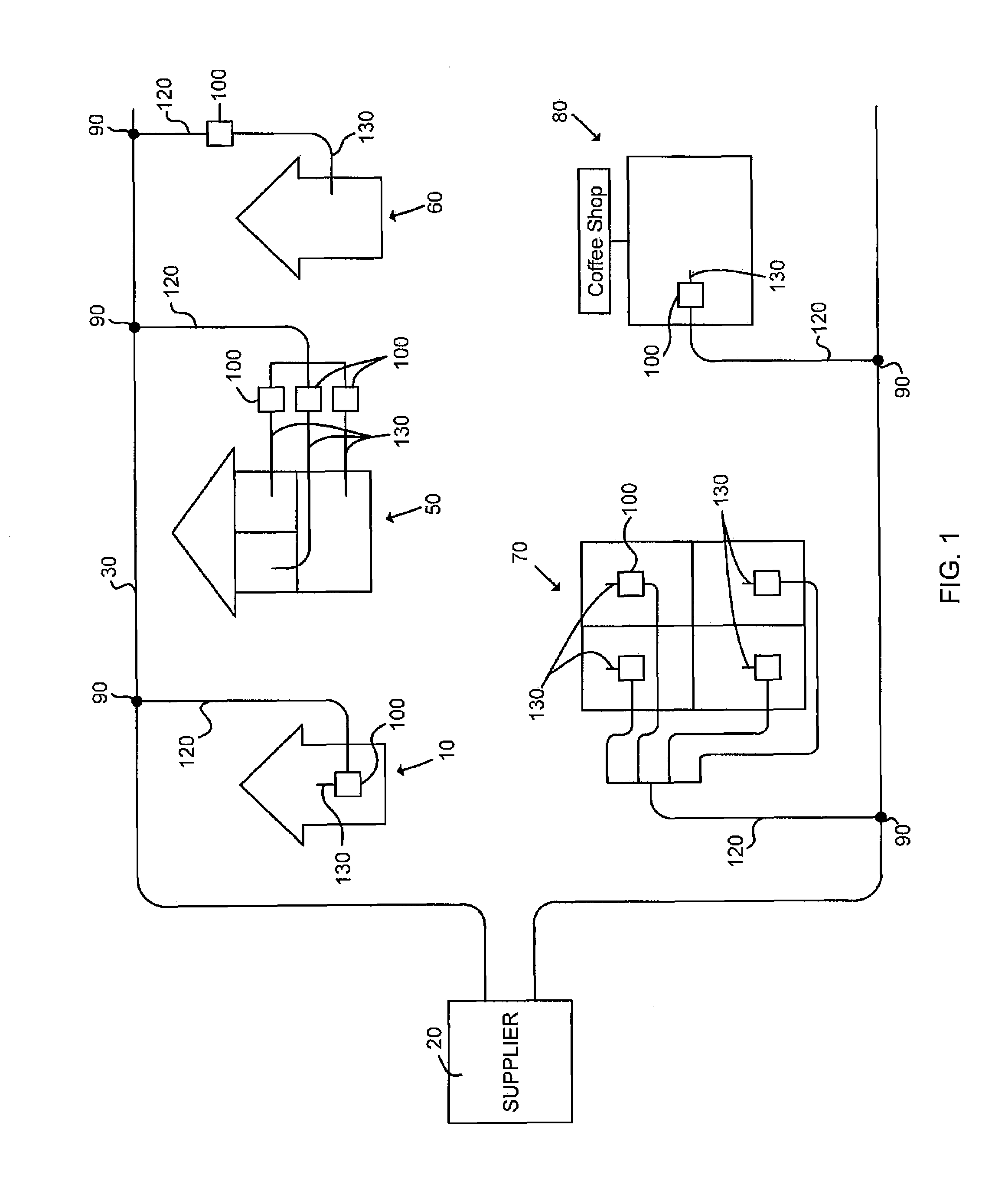 Downstream output level and/or output level tilt compensation device between CATV distribution system and CATV user