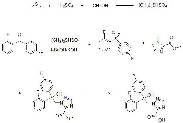 Flutriafol hapten, flutriafol antigen, flutriafol antibody, flutriafol detection device and preparation and application thereof