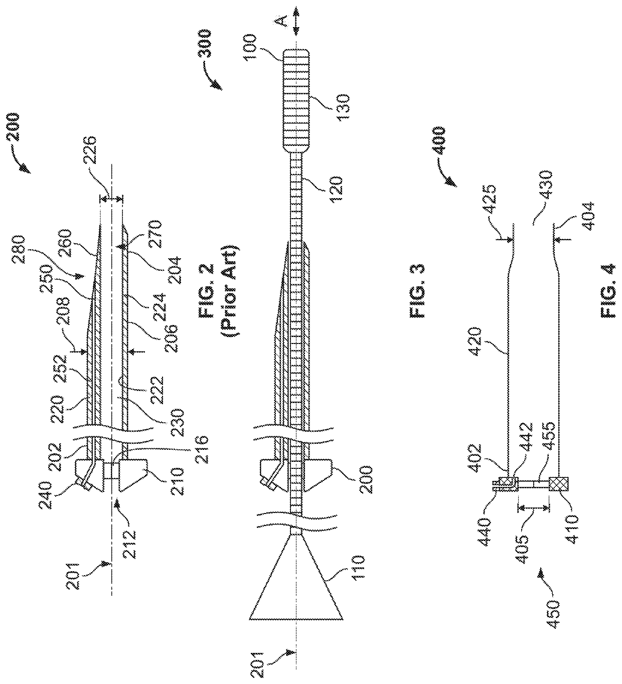 Integrated expandable access for medical device introducer