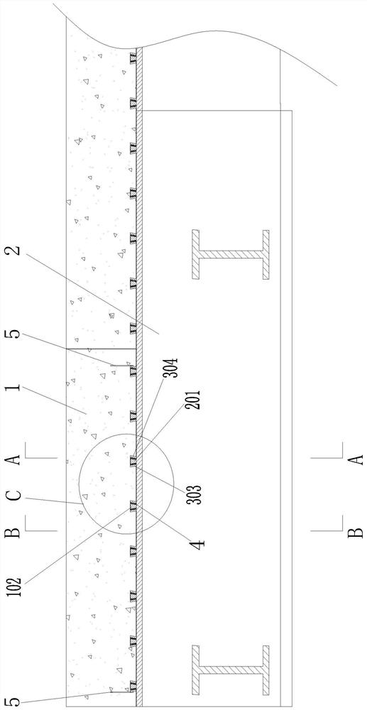 Full-assembly type SBSG shear connection steel-concrete composite beam