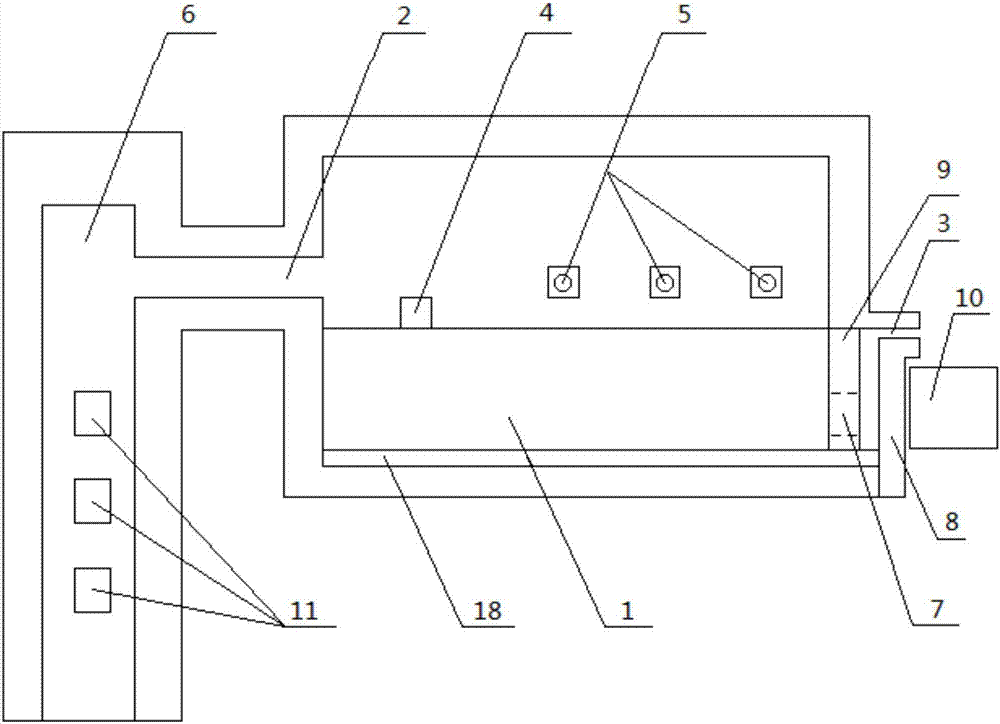 Full-oxygen combustion frit furnace