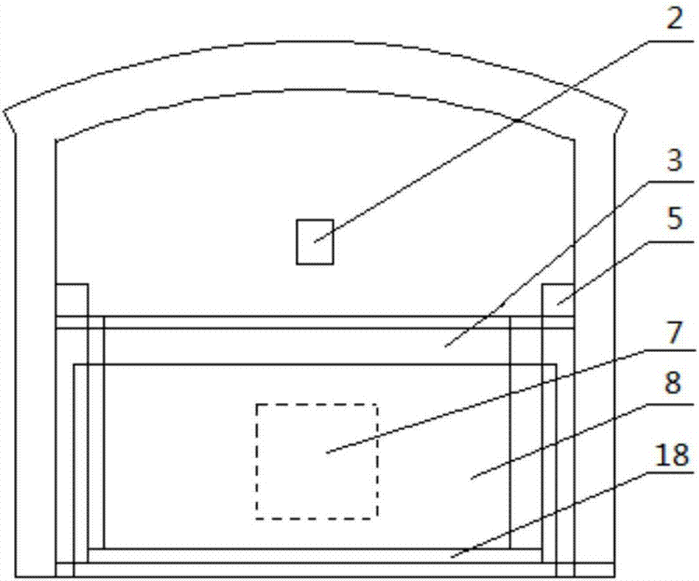 Full-oxygen combustion frit furnace