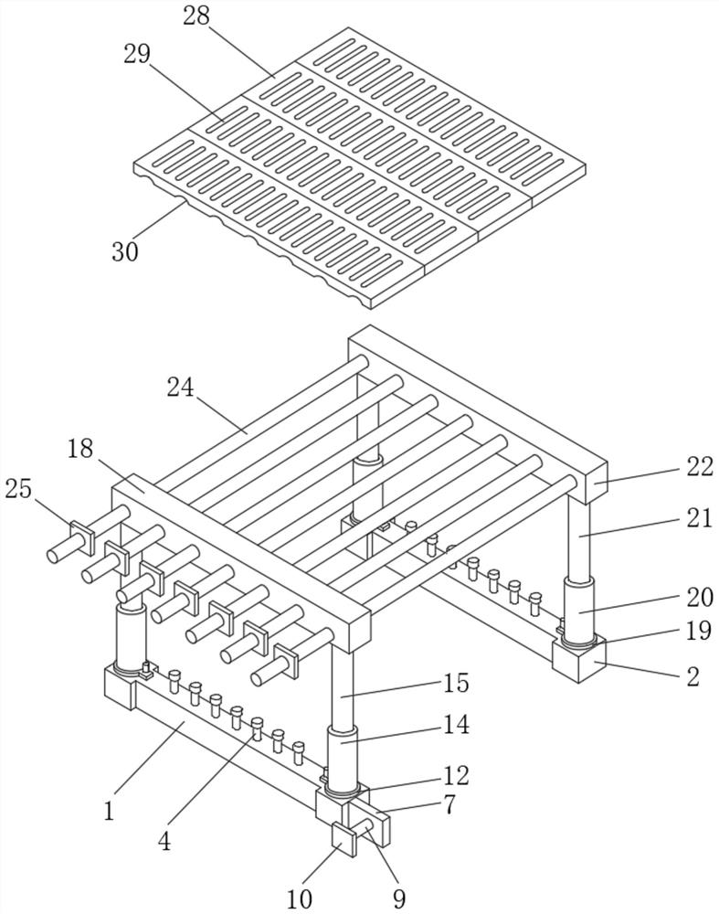 A supporting device for the roof of coal mine working face