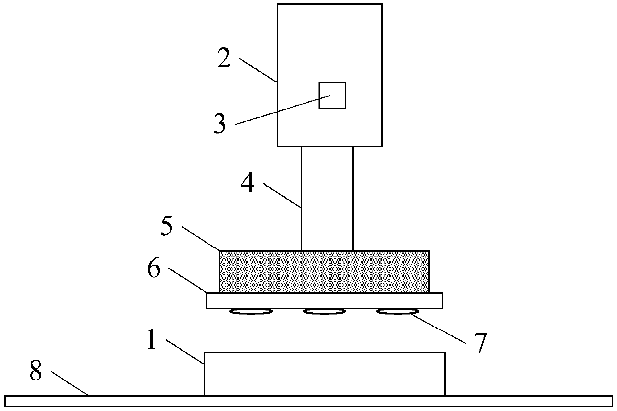 Intelligent glue scraping device for electronic touch screen production