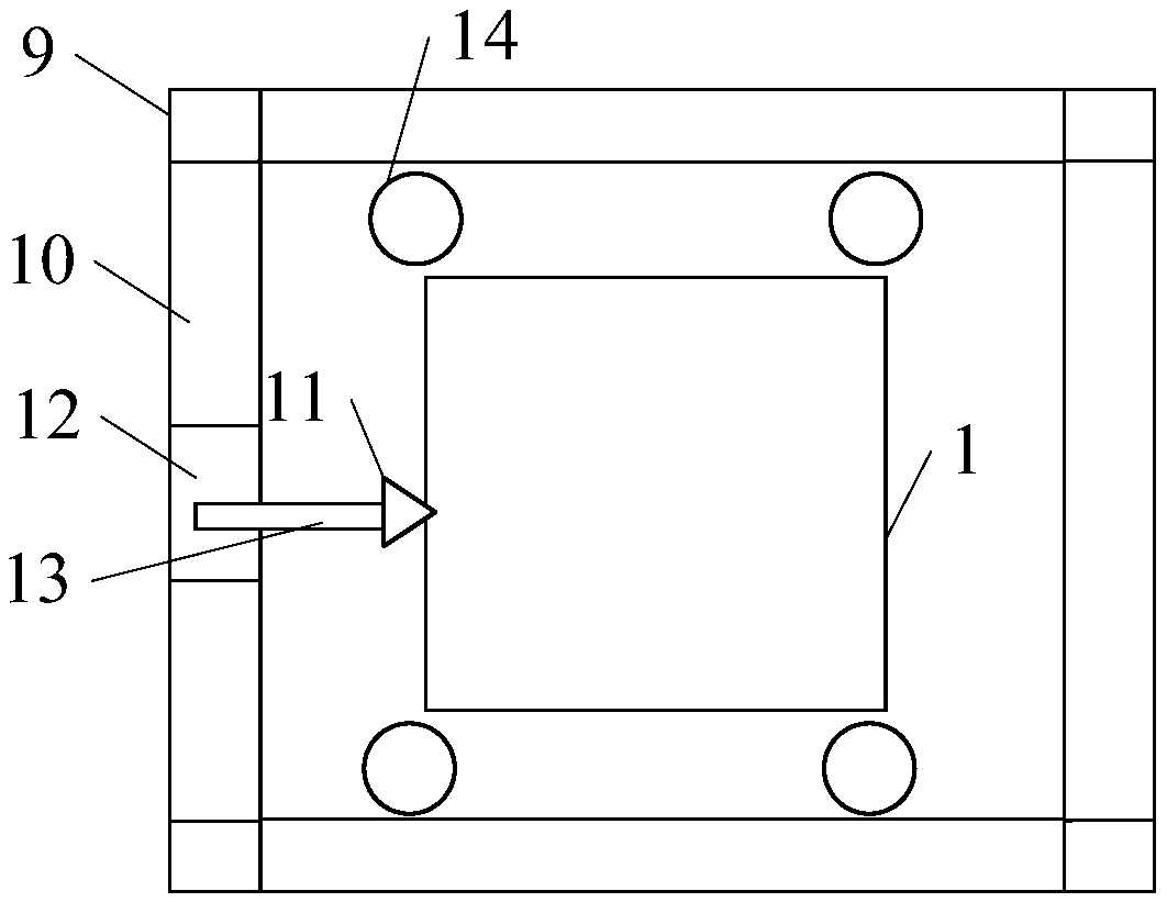 Intelligent glue scraping device for electronic touch screen production