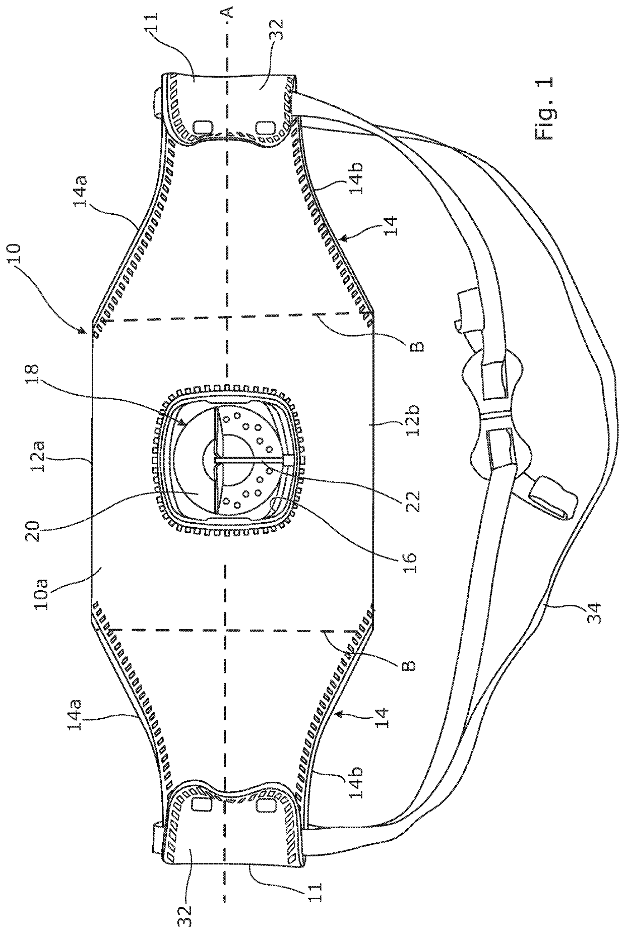 Personal respiratory protection device and method of manufacturing a personal respiratory protection device